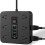 16口电源插座带开关 12个AC 2个USB-C 2个USB-A 3