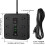 16口电源插座带开关 12个AC 2个USB-C 2个USB-A 4
