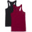 Γυναικεία & Plus μπλουζάκια γυμναστικής Cami Racerback με ριμπ ύφανση από βαμβάκι 1