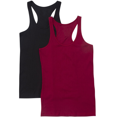 Γυναικεία & Plus μπλουζάκια γυμναστικής Cami Racerback με ριμπ ύφανση από βαμβάκι