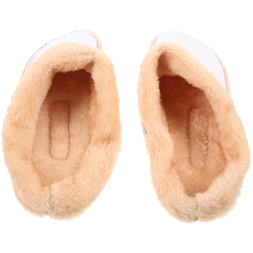 Homoyoyo Winter Inner Soles For Shoes 1 Pair Leather Plush Warm Detachable Replaceable Comfortable For Adults