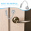 Stainless Steel Door Chain Lock Security Latch 1 Pack 8