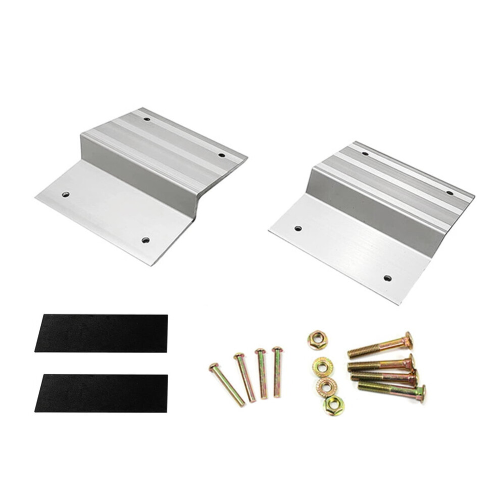8-Inch Ramps Bracket Kit With Rubber Feet For Driveway, Shed, Lawn Mower & Car Â Compatible With Ramps 9426043795849