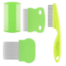 Cat Brush for Grooming, Flea & Dandruff Removal, Blue, 2 pcs