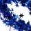 Blue Star Tinsel Garland 70 cm 5