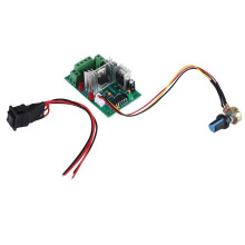 PWM PrzełąCznik Kontrolera PręDkośCi Silnika 20A Regulator PrąDu 10-60V PWM Kontroler 150W 12V 24V 36V 48V