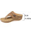 Γυναικεία σαγιονάρες, σανδάλια, slip-on, παραλία, casual, boho, με στήριξη καμάρας, τακούνι 3