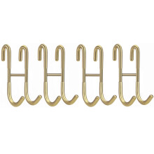 4-Pack Shower Glass Door Hooks, 304 Stainless Steel, Drilling-Free, Compatible with Frameless Doors