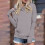 Damen-Langarm-Hoodie, lässiger, leichter Laufpullover mit Daumenloch 3