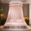 Dome Mosquito Net with Lace Design for Queen Beds, Foldable 5