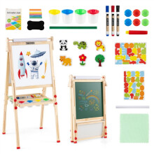 3-in-1 Kinderstaffelei - magnetisch, verstellbar, faltbar