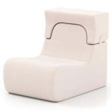 Silla de suelo para adultos, reposacabezas extraíble, funda lavable