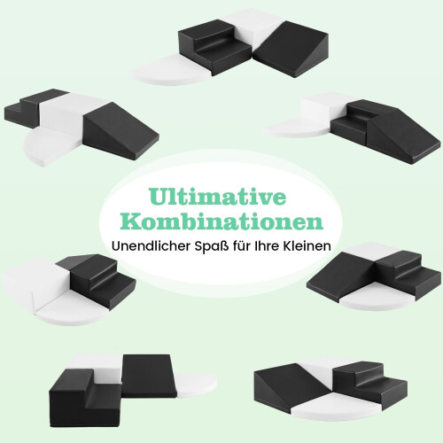 Set da gioco in schiuma per bambini - Blocchi da arrampicata da 4 pezzi 2