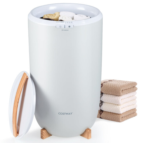 Handtuchwärmer 20 l mit Timer und automatischer Abschaltung, Grau