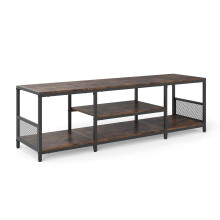 TV-Ständer für 65-Zoll-Fernseher, Industriestil, Metallrahmen