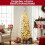 150 cm großer künstlicher Weihnachtsbaum mit LED-Beleuchtung 5