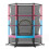Kindertrampolin mit Sicherheitsnetz, rosa, Tragkraft 135 kg 1