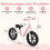 Bicicleta de equilíbrio, assento e guidão ajustáveis, rodas de 12 polegadas. 2