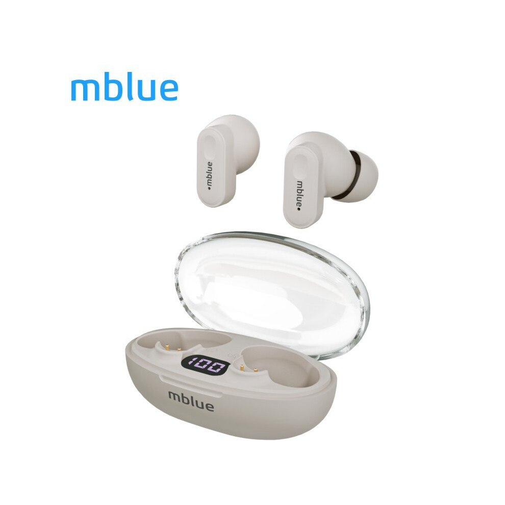 Mblue Ar01 Wireless Earbuds 30Mah, 3-5H, White/Black/Beige 7891384429708