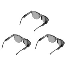 3X Nouvelles Lunettes de Soleil Intelligentes V5.3, Appels, Écouteurs de Sport de Plein Air, Technologie HIFI Noire, Anti-Toucher UV