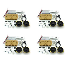 4X DIY Elektronische Kit -Luidspreker Elektronica DIY-Soldeerprojectkit Ondersteuning voor -Stereoluidspreker U Disk