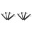 8PCS Combined Type Speaker Foot Subwoofer Shockproof Spike Bracket Speaker Spike Shock 1