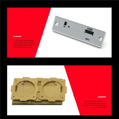 4X DIY Electronic Kit  Speaker Electronics DIY Soldering Project Kit  Stereo Speaker Support U Disk 2