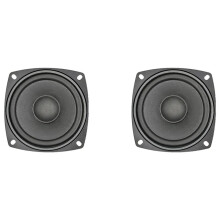 2pcs 4inch Speaker 30W 4Ω Midrange Audio Speaker Sound Speaker Unit HiFi Music Stereo Midrange Loudspeaker