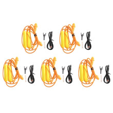 5X Bouchons D'Oreille Écouteur pour Travail, Suppression Du Bruit, Protection Auditive, Chantiers de Construction, Endroits Bruyants Orange