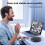 2X Desktop USB Conference Microphone Speaker 360 Omnidirectional PC Computer Condenser Mic Mute Function for Laptop 4
