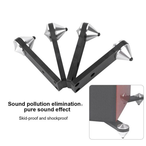 8PCS Combined Type Speaker Foot Subwoofer Shockproof Spike Bracket Speaker Spike Shock
