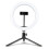 LED Circular Fill Light with USB Adjustable Desktop Triangle Bracket and Remote Control for in the Live Broadcast Room 1