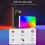 2500K-9000K LED RGB Camera Light Color Output Video Light Kit Dimmable Panel Light Rechargeable LED Light Black 9