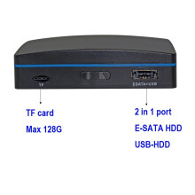 Xmeye NVR H.265 5MP 4CH Netzwerk-Videorecorder, UnterstüTzt P2P-Gesichtserkennung, Bewegungsalarm für CCTV-IP-Kamera, EU-Stecker