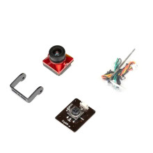 Pour CaméRa Analogique Caddx Ratel2 500MP Pixel 165 Angle de Vision Traverser FPV CaméRa Pratique Polyvalente, Noir