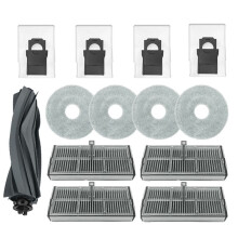 For S30 Pro Ultra, X40 Pro Replacement Parts Accessories Main Brush Hepa Filter Mop Cloth Dust Bag