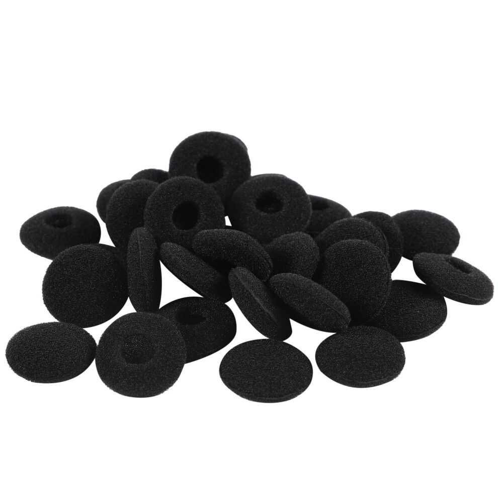 Replacement Earphone In Soft Foam Sponge Bearing Headsets Covers Black 4711618739799