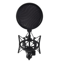 Professional Microphone Mic Shock Mount with Shield Articulating  Holder Stand Bracket for Studio Broadcast