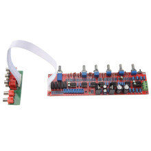 NE5532 Preamplifier Bord HIFI 5.1 Tone Plate Volume Control Panel Preamp Mixer Board Pre-Amplifier Board