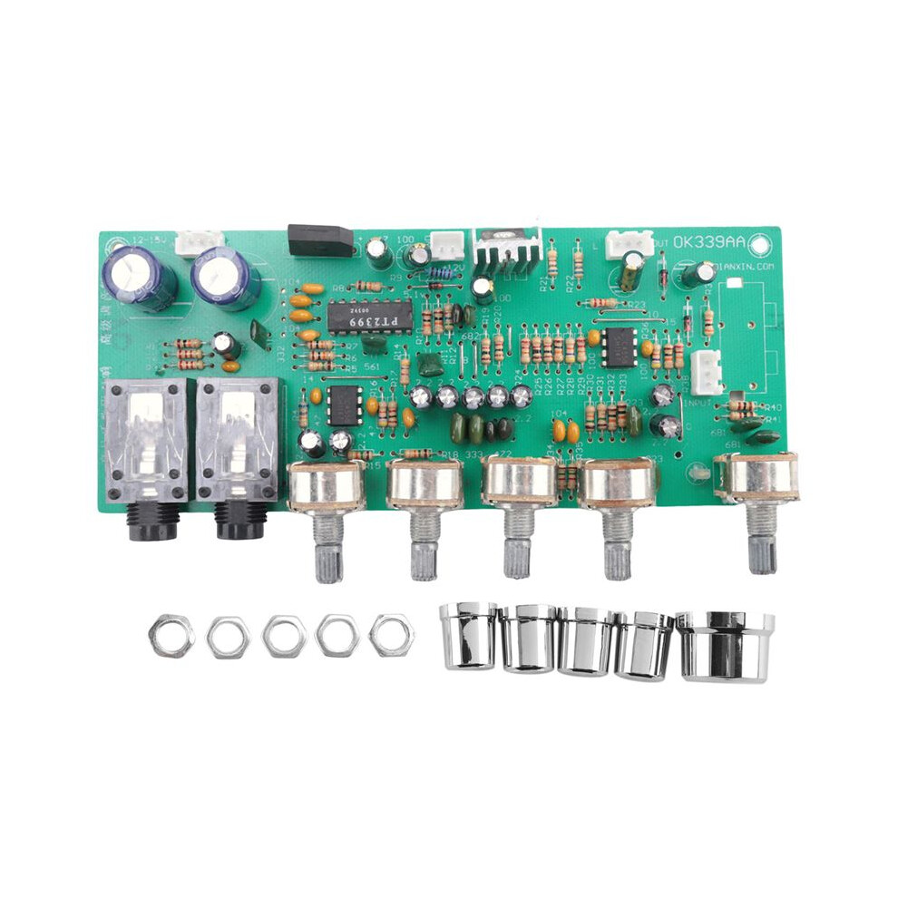 Digital Microphone Amplifier Tone Board Pt2399 Karaoke Reverb Preamplifier Board Dual Ac12-15V 4711614832296