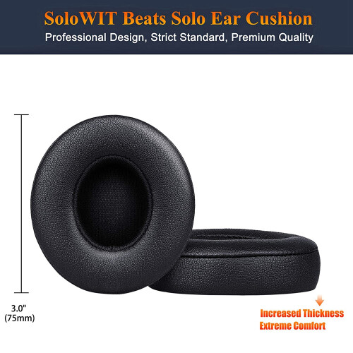 2 Cuscinetti Auricolari, Copri Cuscino nel Schiuma per Cuffie  Solo 2.0 / 3.0 2