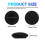 Thickened Earphone Cover Ear Pad Earmuff, Sponge Cover, 60mm Replaceable Headphone Accessory Protective Cover, Universal 7