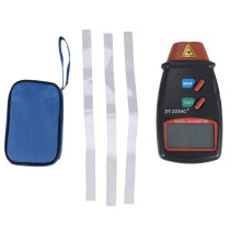 Digitale Toerenteller, DT-2234C+ Contactloze RPM Tester Meter Lcd-Scherm Handheld Digitale Foto Toerenteller