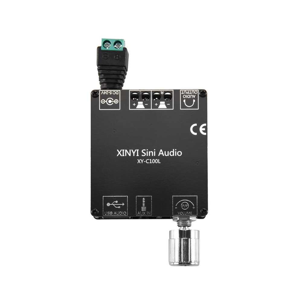 Xy-C100l Hifi 100Wx2 5.0 High Power Digital Stereo Amplifier Board Aux Usb Amp Amplificador Home Theater 4711948077103