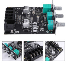 ZK-502MT 5.0 PłYta Wzmacniacza Subwoofera 2.0 KanałOwa PłYta Wzmacniacza Stereo O DużEj Mocy 2X50W Wzmacniacz Basowy