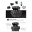 YT-1200 Auto Motorized  360 Timed Panoramic Stabilizer Remote Control for Phone Camera  VS Zifon 8