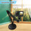 Support de Webcam pour Support de Bras de Ciseaux de FlèChe de Suspension de Bureau avec Base Ronde AméLioréE, pour Webcam 2