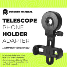 Universal Cell Phone Adapter Mount for Spotting Scope Binoculars Monocular, Fit Almost All Brands Of Smartphones