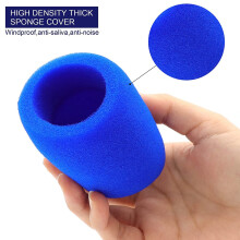 Colorful Foam Microphone Cover 15 Pack Thick Handheld Stage Microphone Windscreen Foam Cover for Karaoke DJ
