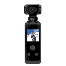 4K Pocket Action Camera HD LCD Screen 270 Rotatable Wifi Sports Camera with Waterproof Case for Travel-WithoutCard